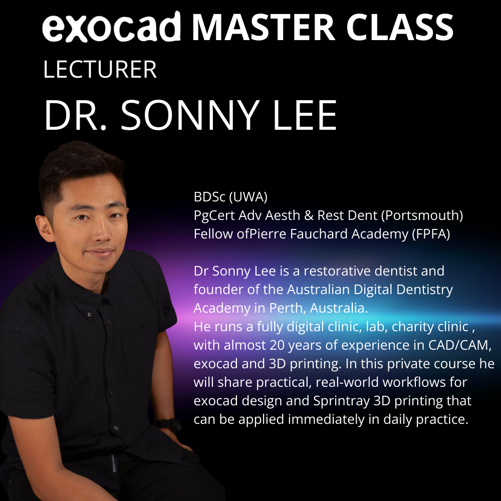 Exocad Master Class-Clinical Chairside (June 2026)