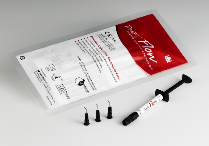 DenFil Flow - Light-cured Radiopaque Flowable Composite Resin / Refill 2gx2 syringes
