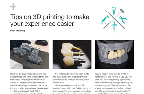 Tips on 3D Printing by Dr. Andrew Ip