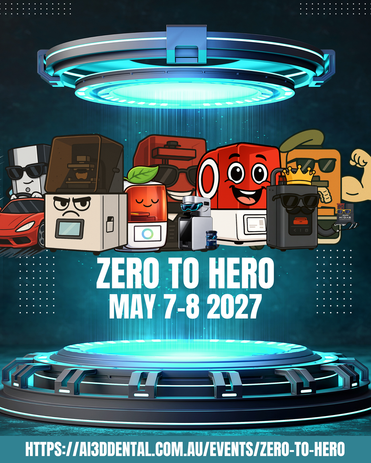 From zero TO HERO 3D Printing Course - May 2027