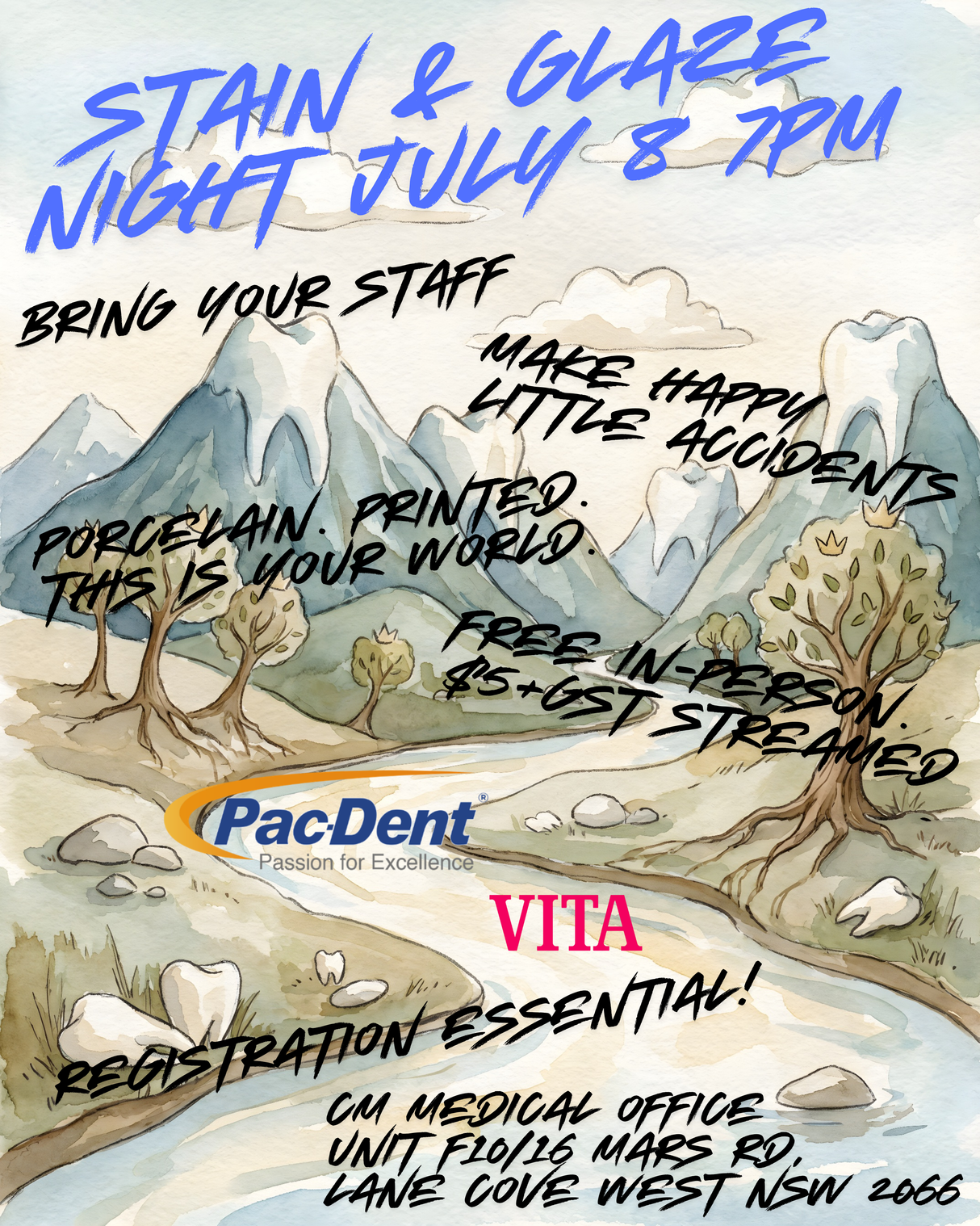 B2D2 Study Club: Stain & Glaze Night - Happy Little Teefs