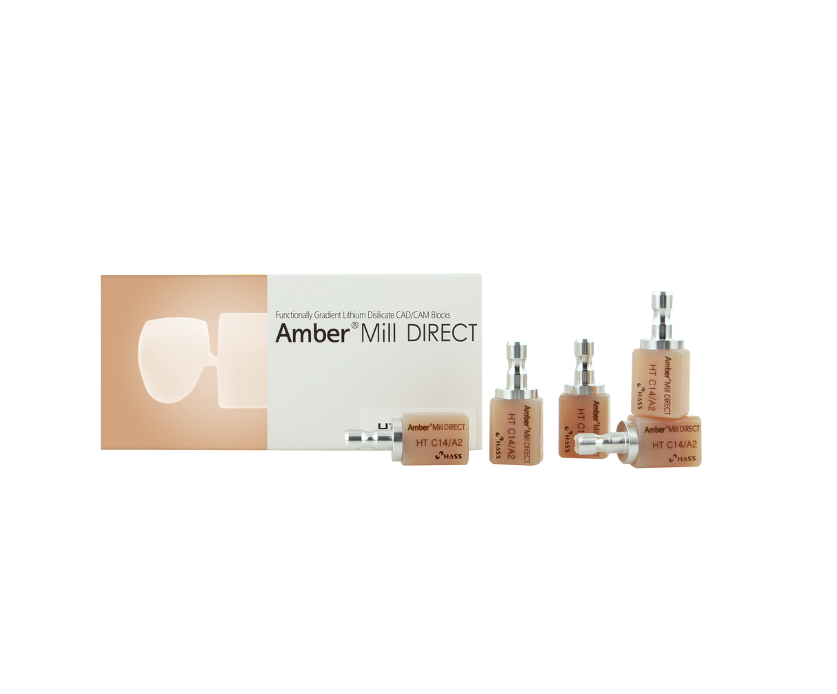 HASS Amber® Mill Direct - Crystalized Lithium Disilicate with Gradient