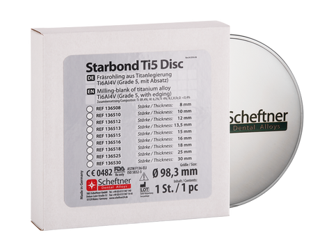 Scheftner Starbond Titanium Disc (Gr.5)