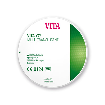 VITA YZ® MULTI TRANSLUCENT Zirconia