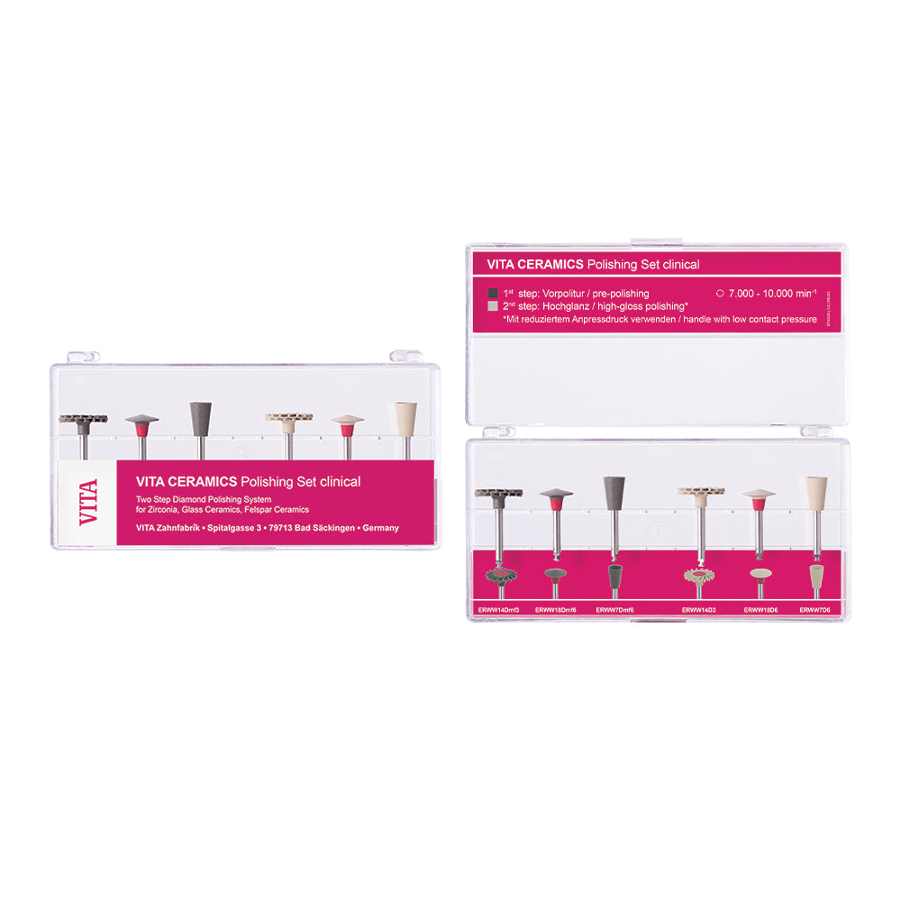 VITA CERAMICS Polishing Set - Ceramic and Zirconia