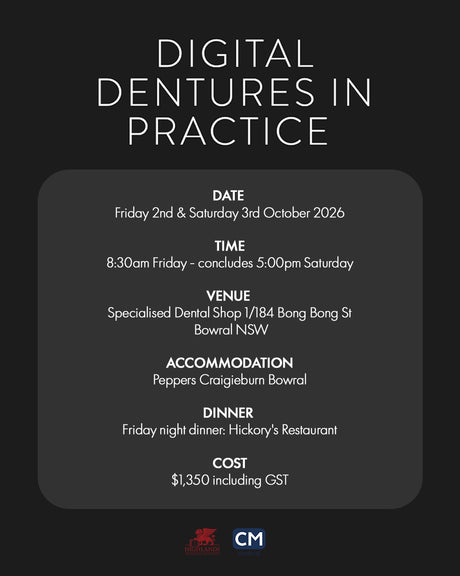 Digital Dentures in Practice - Live Patient Intensive