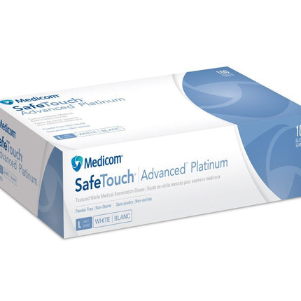 Medicom SafeTouch White Nitrile Gloves