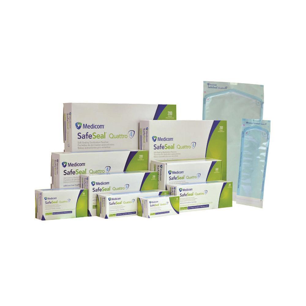 Medicom SafeSeal Quattro Self Sealing Sterilisation Pouches – CM ...